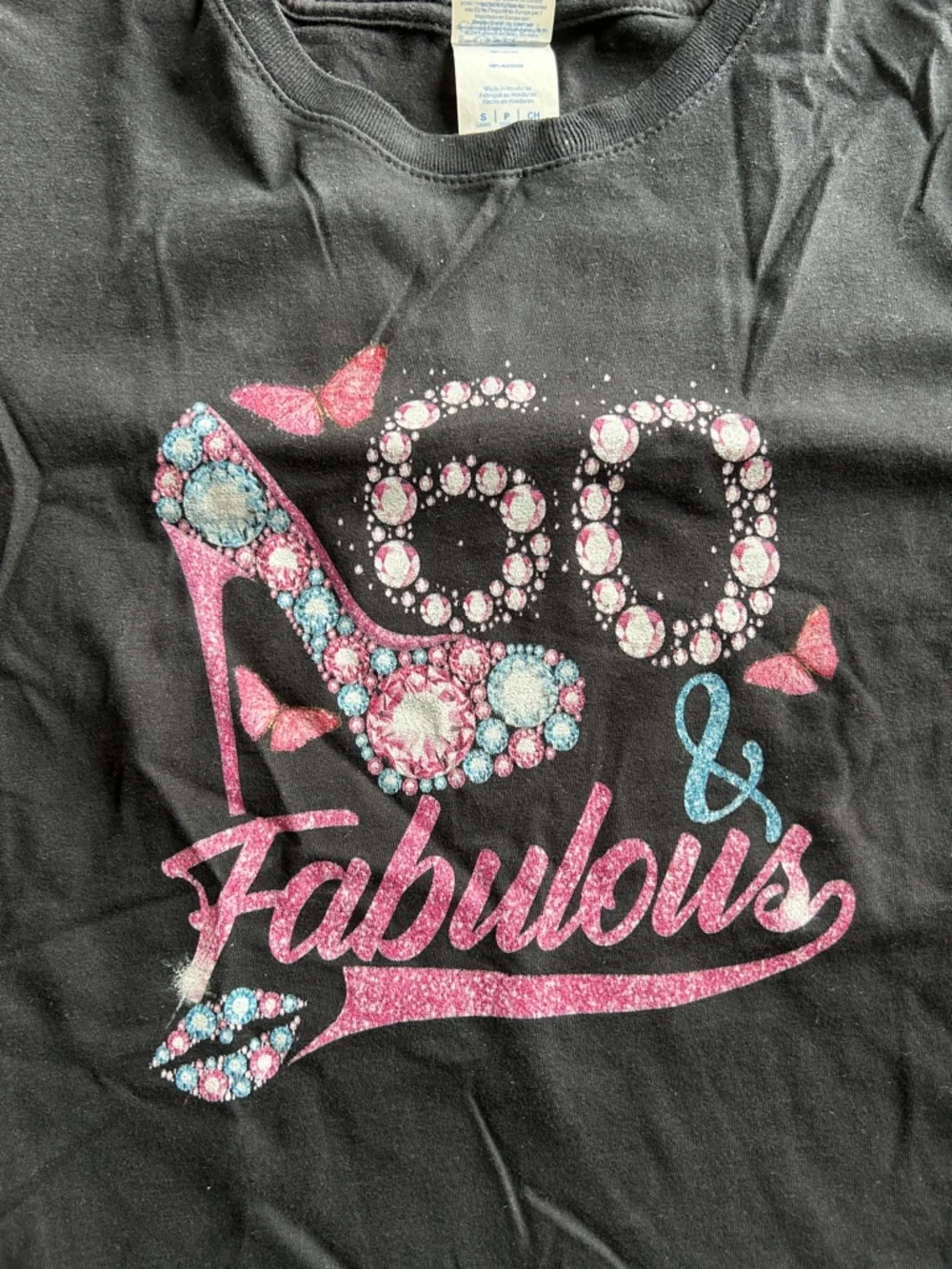 60 & Fabulous T-shirt | 60th Birthday Shirt | 60th Birthday - Picture 2 of 4